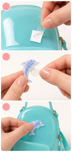 DIY Charm Jelly Mini Backpack – Customizable 4-Theme Set