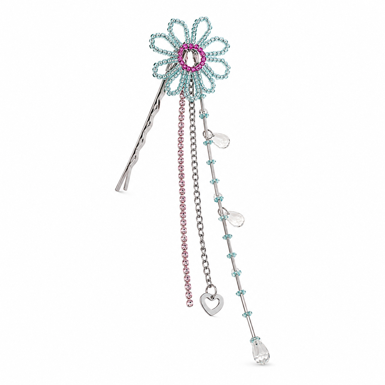 Fairy Bloom Flower Dangle Hair Pin
