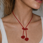 Cherry Glow Adjustable Choker Necklace | FIVZI