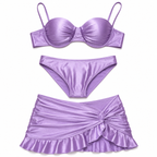 CRYSTAL-purple Festival/Party/Rave Bikini Outfit