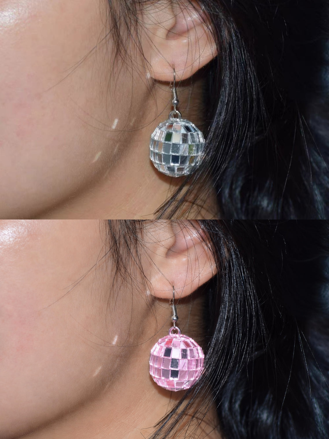 Disco Ball Dangle Earring Set BOGO free