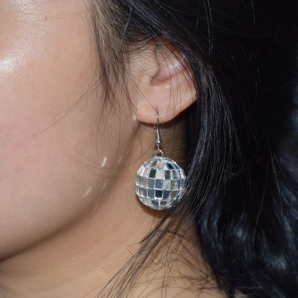 Disco Ball Dangle Earring Set BOGO free