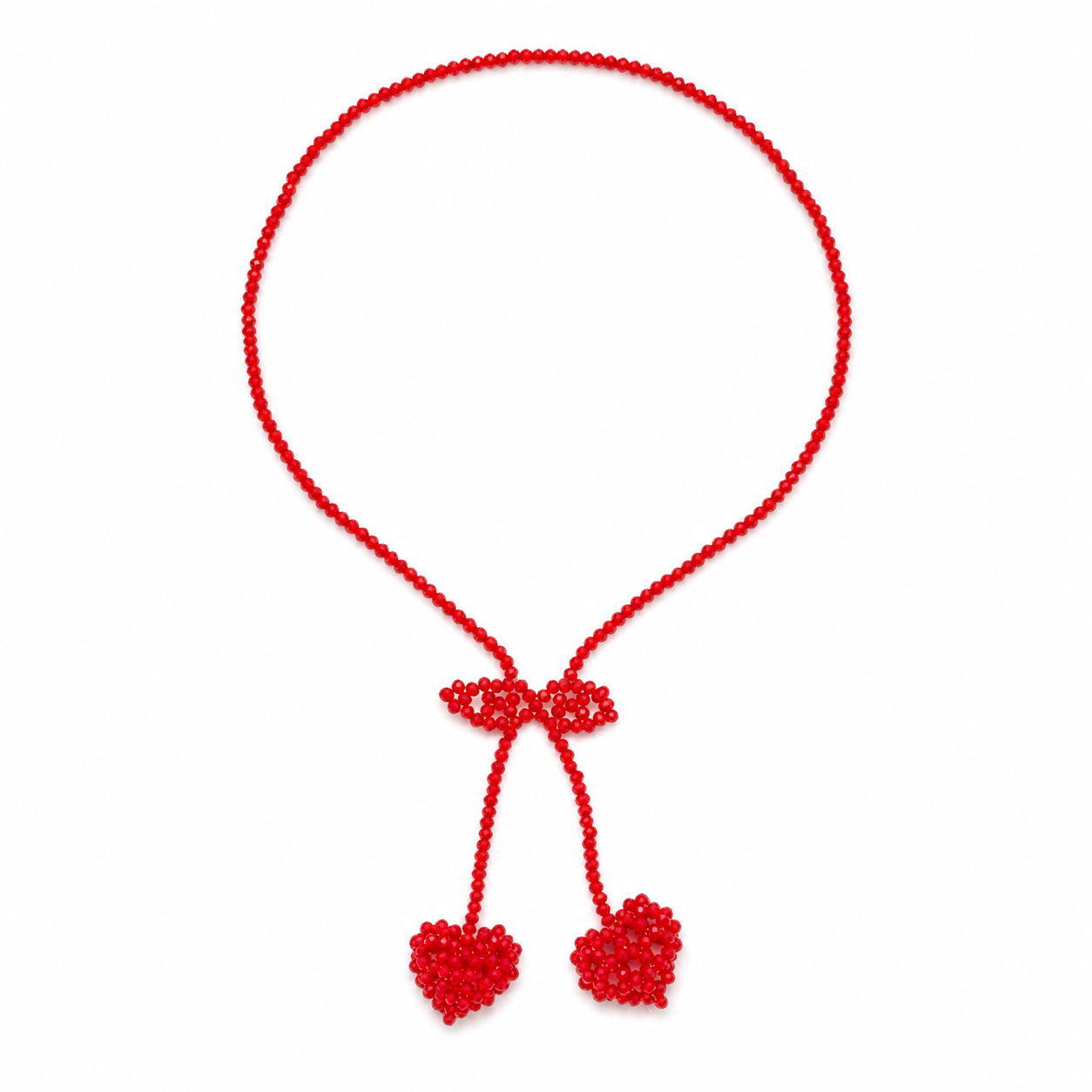 Cherry Glow Adjustable Choker Necklace | FIVZI