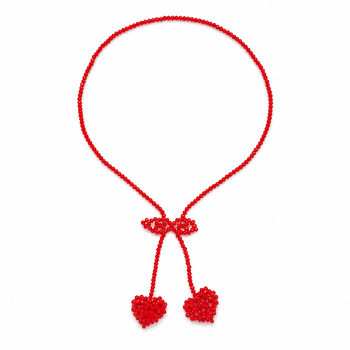 Cherry Glow Adjustable Choker Necklace | FIVZI