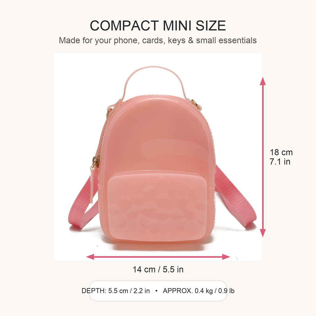 DIY Charm Jelly Mini Backpack – Customizable 4-Theme Set